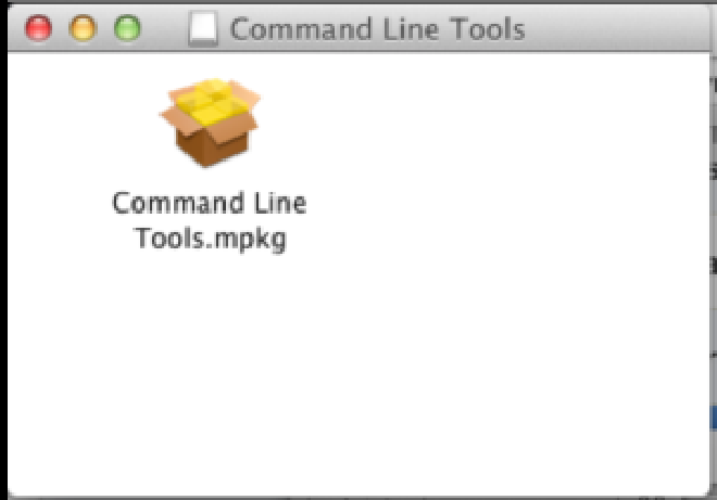 Command Line Tools